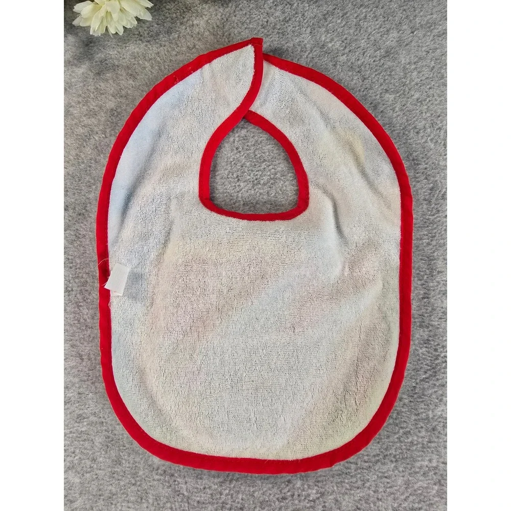 Munchkin Vintage 2000 Whale Sea Life Baby Bib w/ Shell Teether Y2K Colorful